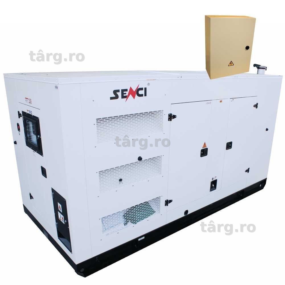 Generator insonorizat SENCI SCDE250i-YCS putere maxima 250 kVA 400V ATS inclus