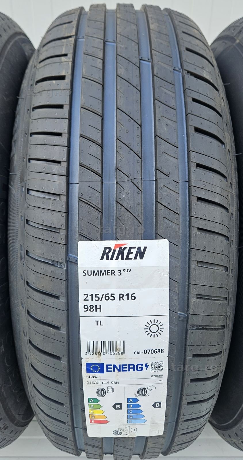 215/65 R16 98H RIKEN (By Michelin) Summer 3 B/B/71 Anvelope de vara 2