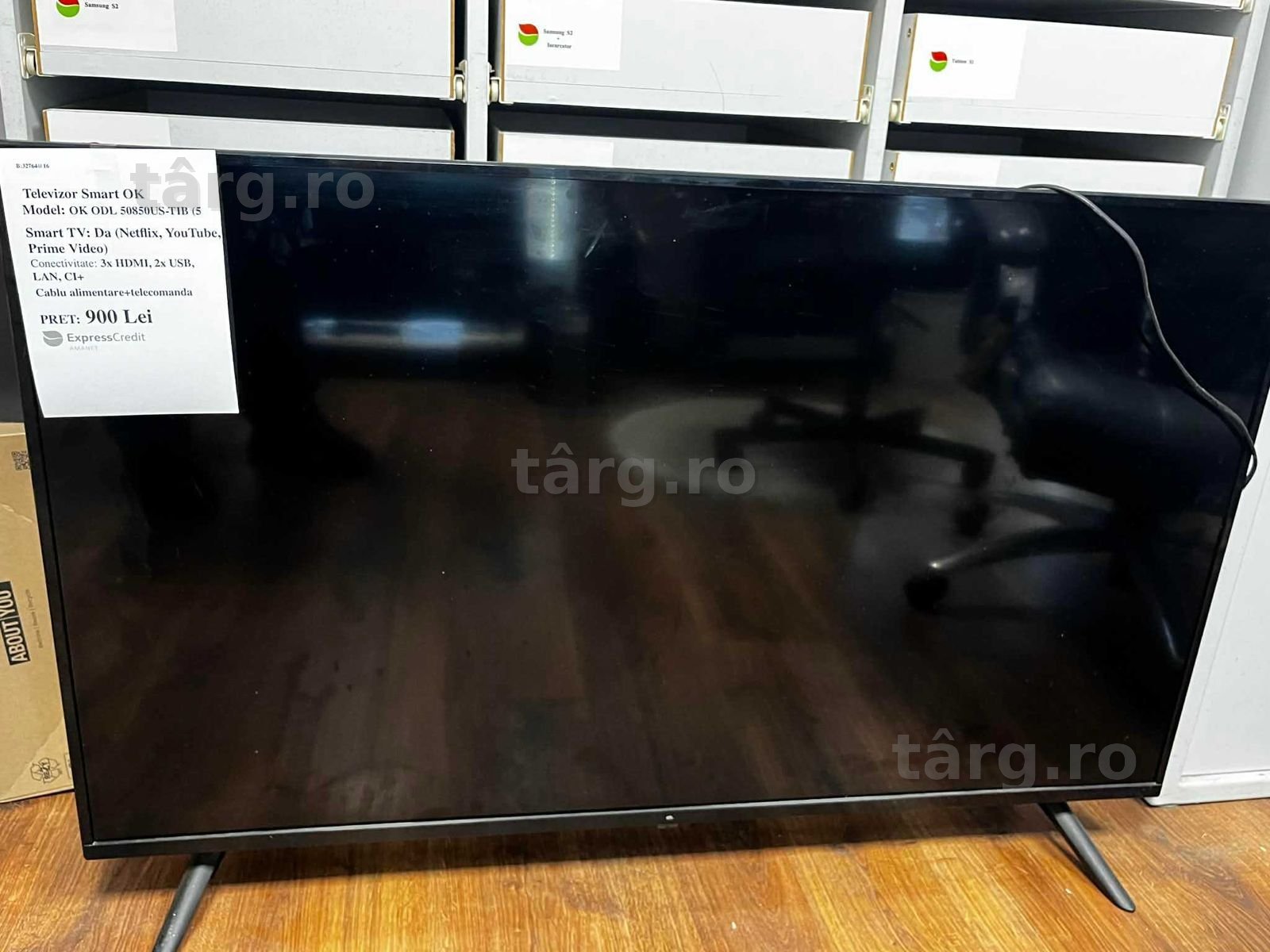 Televizor Smart OK 50 cm (AG16 Moldova b32764)-Garantie 2 ani!