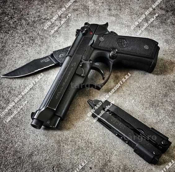Taurus Tank - Pistol FULL METAL, Puternic Modificat Airsoft! J++ (NOU)