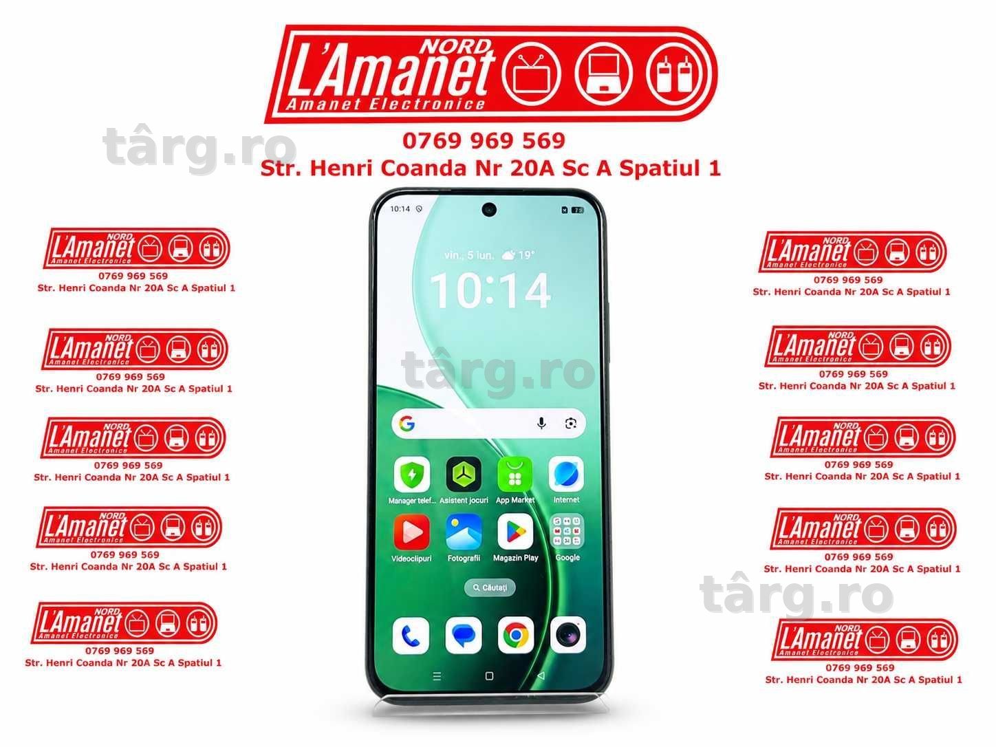 OPPO Reno14 F Dual SIM 8GB RAM 256GB 5G Luminous Green Stare Buna - Nord