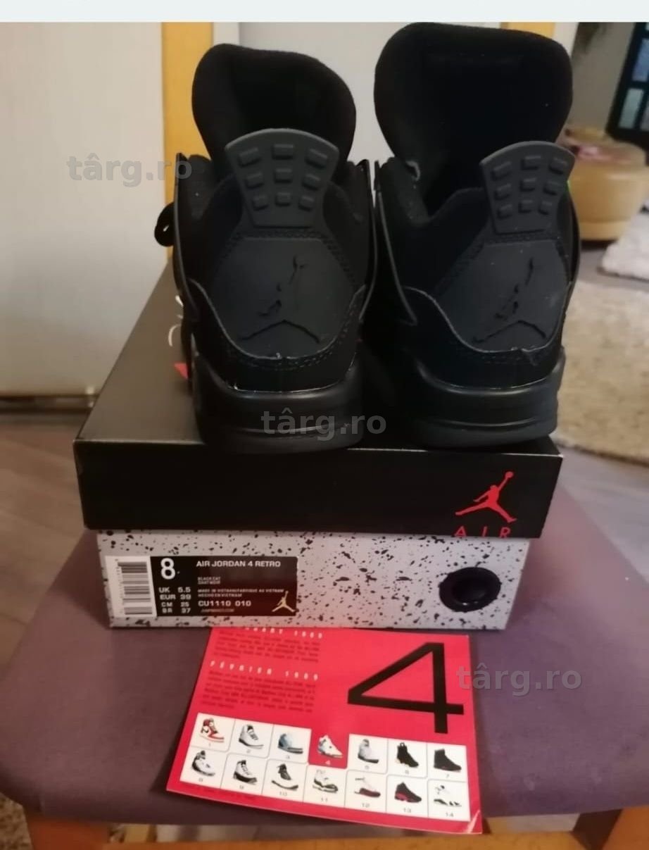 Jordan 4 retro Black Cat 3