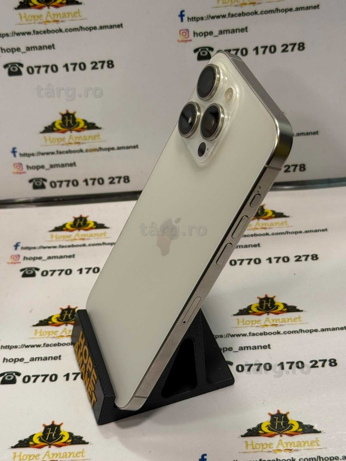 Hope Amanet P13 / iPhone 15 Pro Max / 256 GB / White Titanium 2