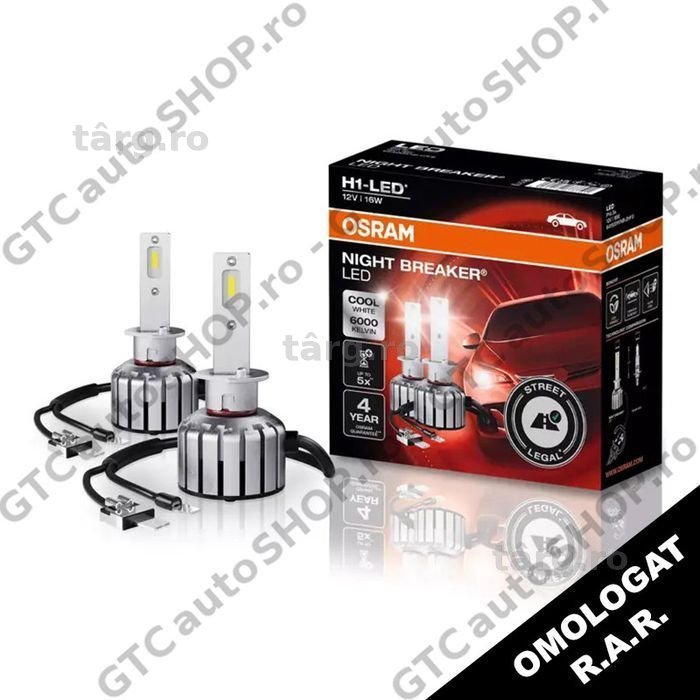 becuri led h1 osram night breaker omologate rar