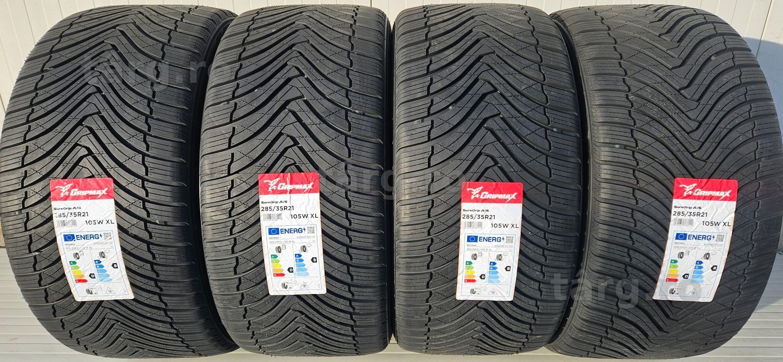 285/35 R21 105W XL, GRIPMAX, Anvelope All Season M+S, Protectie janta