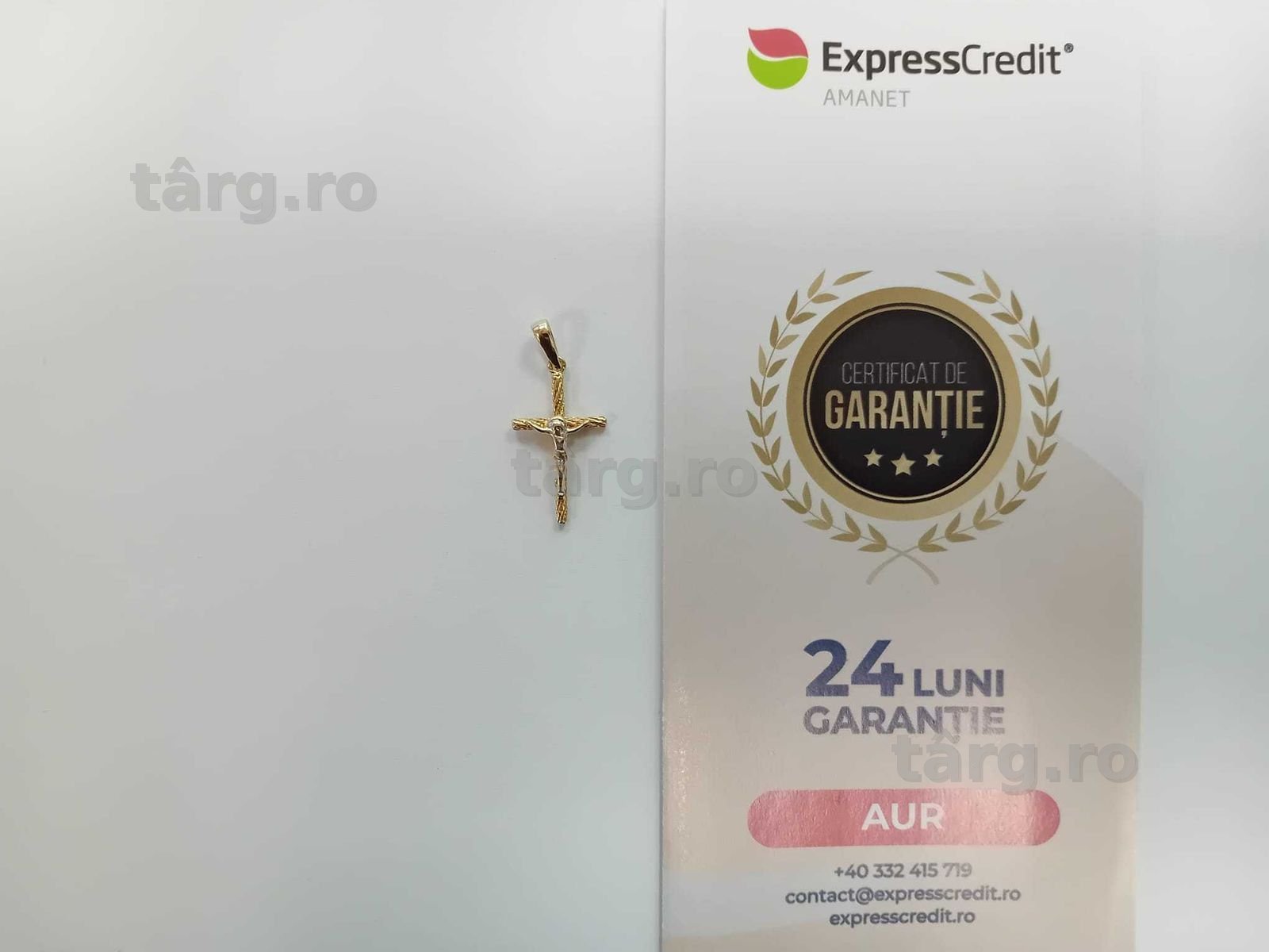 (Ag33) Medalion Aur 14K / Garantie 2 ani 2