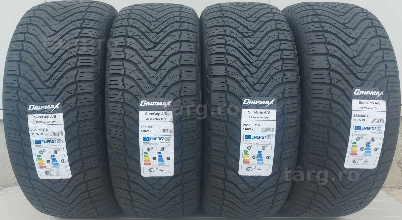 265/50 R19, 110W XL, GRIPMAX Suregrip A/S, Anvelope mixte M+S