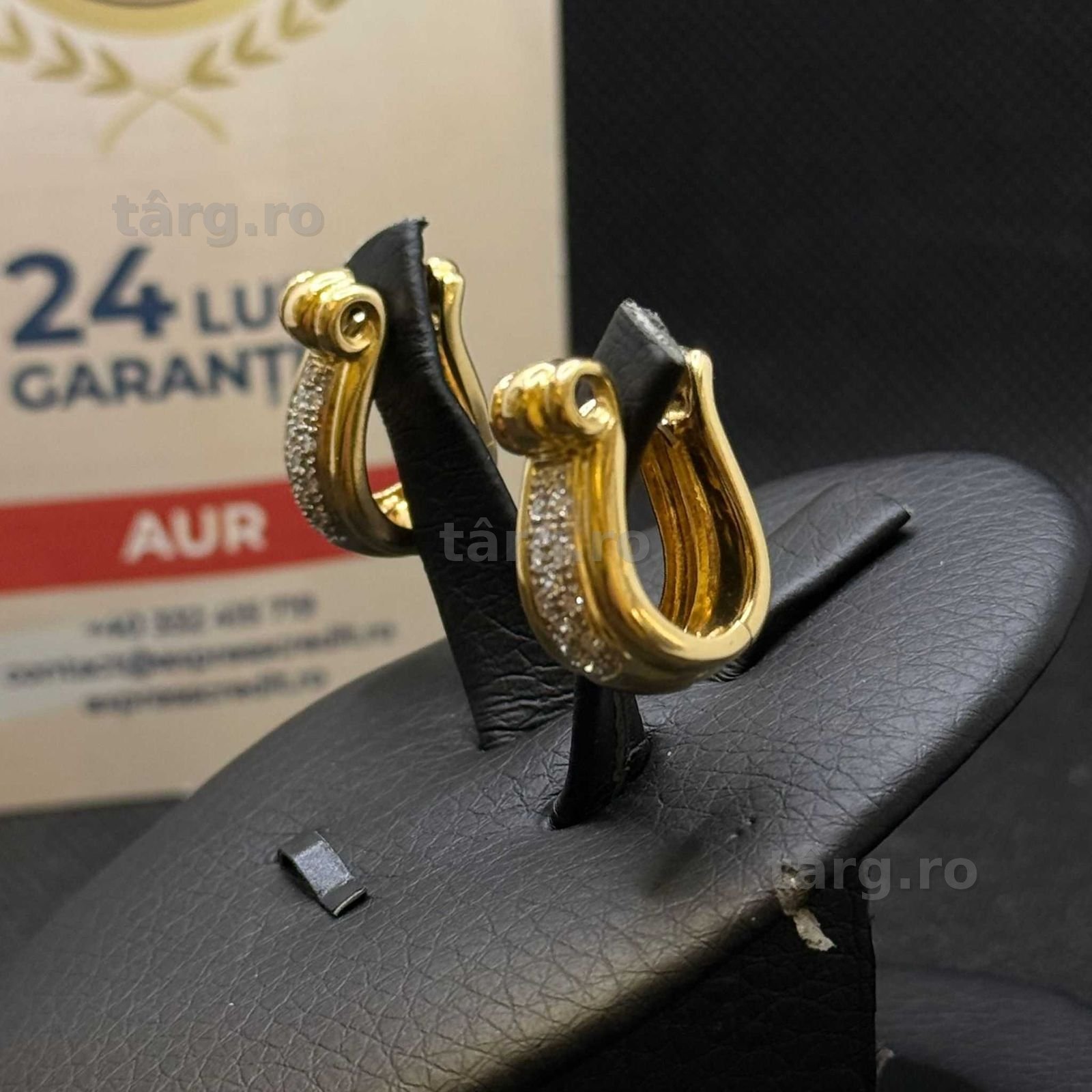 Cercei aur 18K 9.04g (AG15 Gara 1 B33790.1) Garantie 2 ani! 3