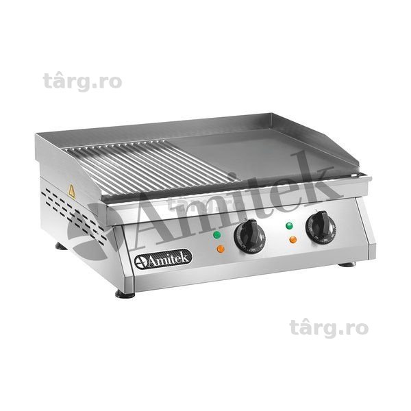 AMITEK FT2M - Fry top neted/striat; Gratar/Grill neted striat (380 V)