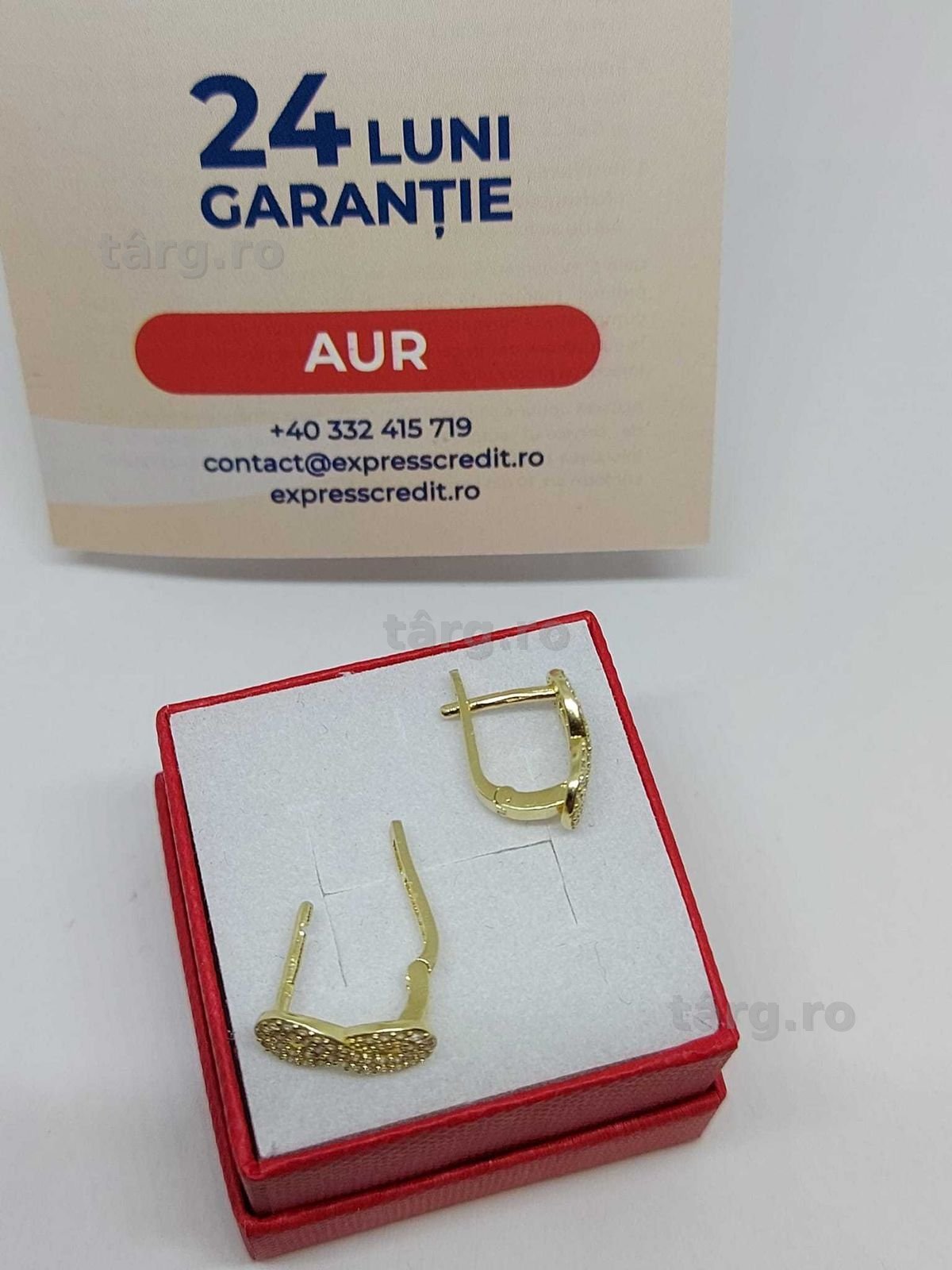 Cercei 14K 2.82gr (34540/30 Pacurari 2) Garantie 2 Ani! 3