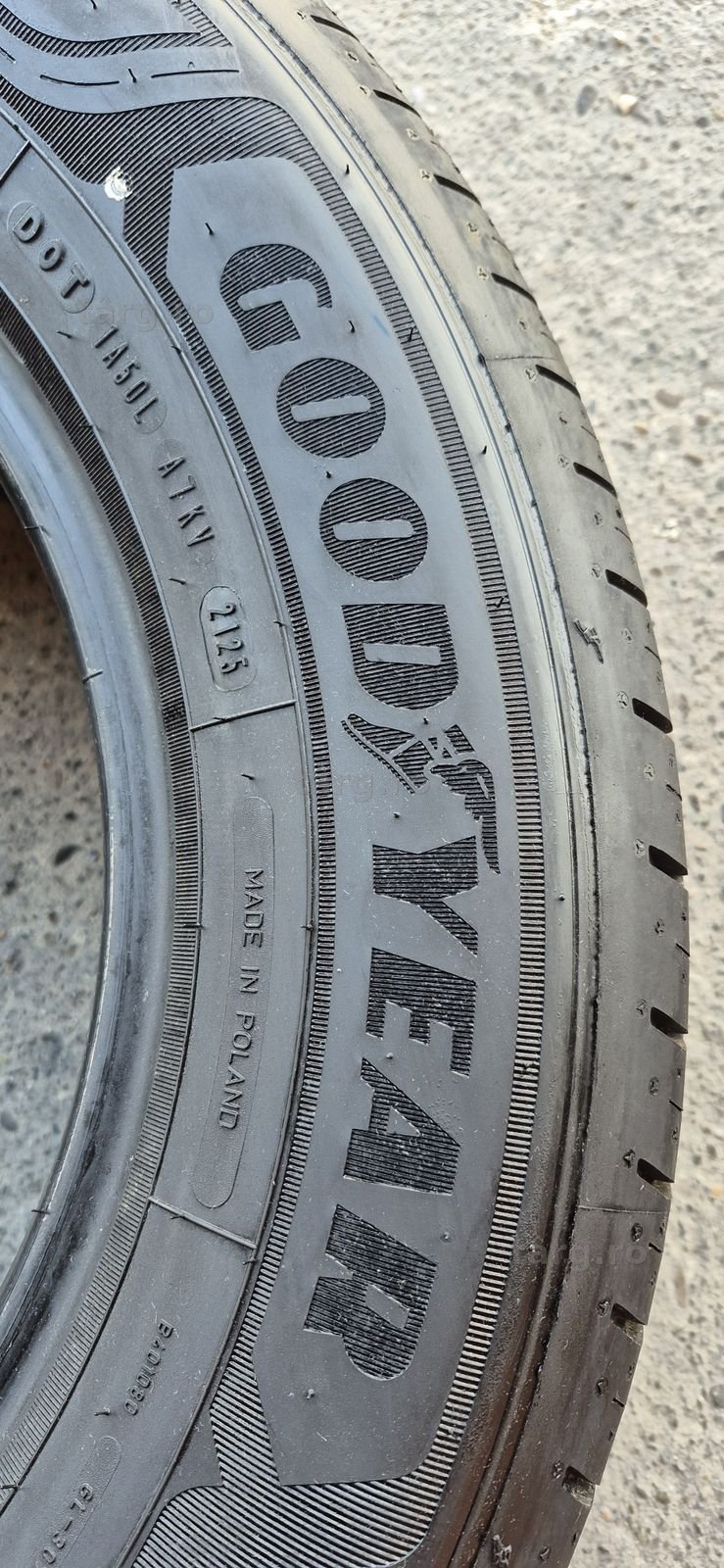 4 anvelope vara noi Goodyear 215/65/16C,dot 2025.Pret/bucata 4