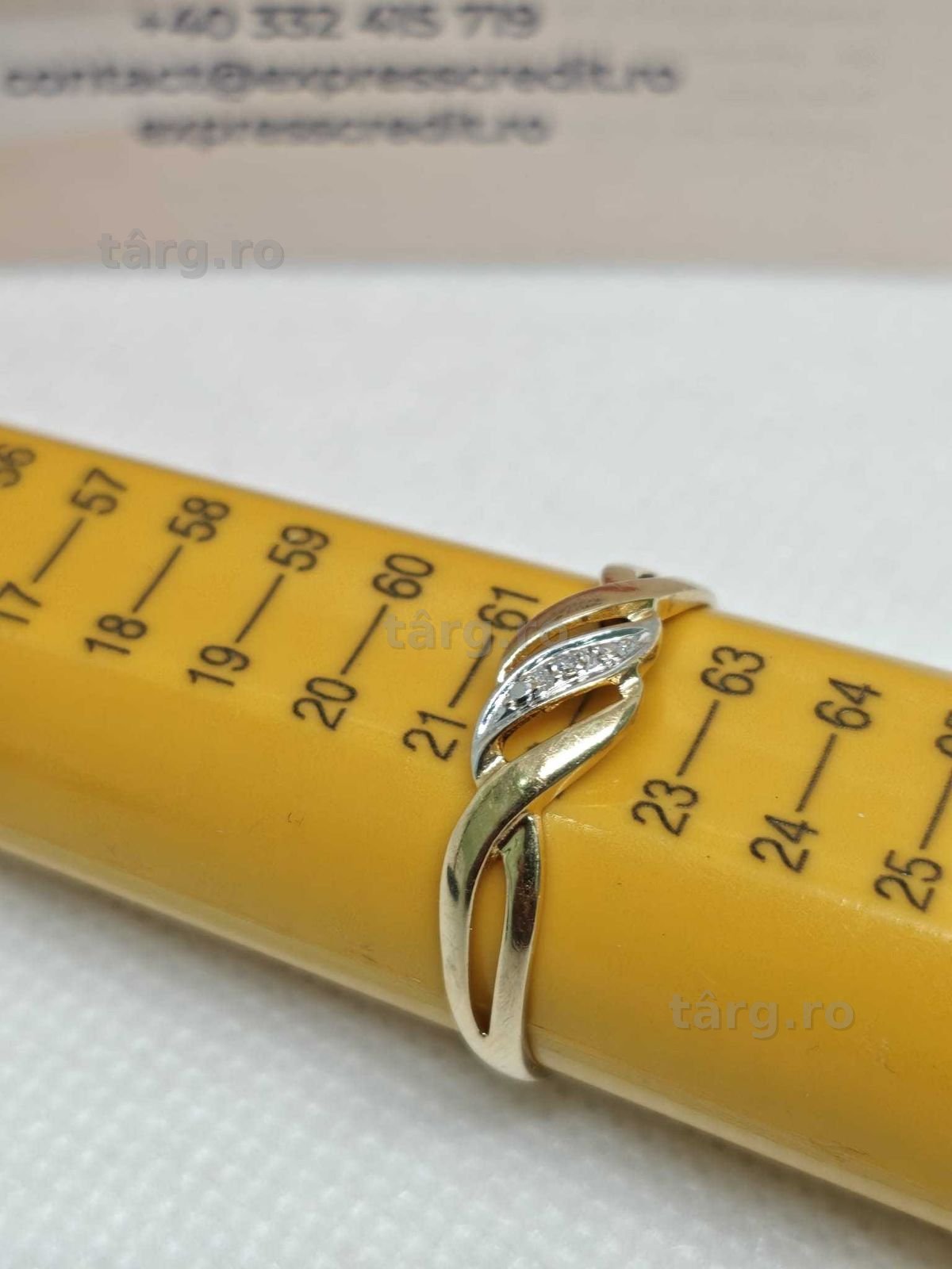 Inel din aur de 18K  (Ag43 Falticeni B4010) -  24 luni garantie! 3