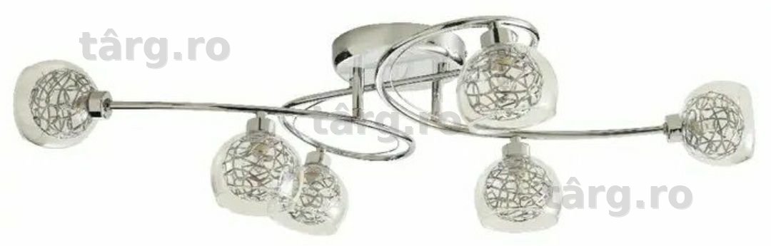 Plafoniera cu bec led,6×40w
