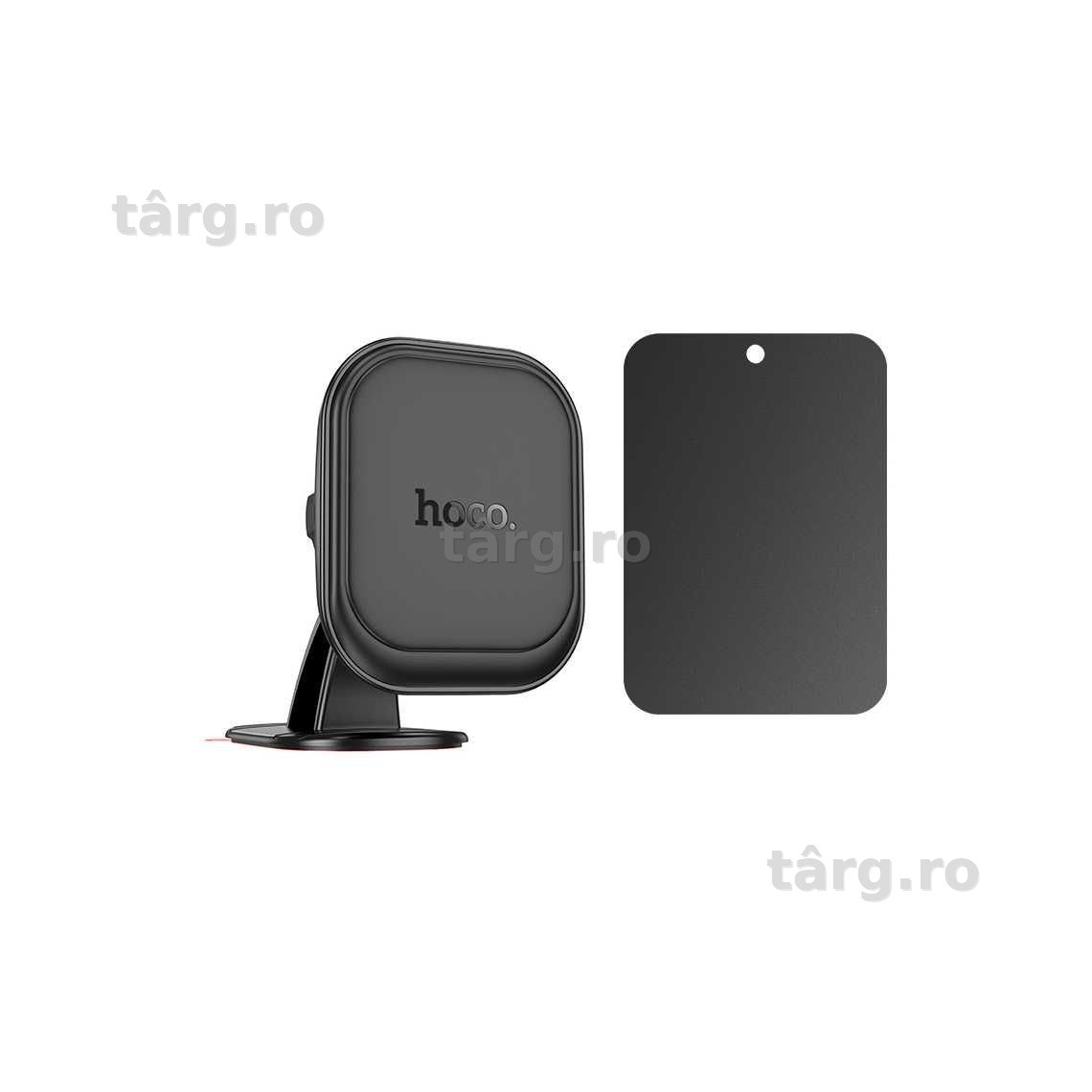Suport Auto Hoco, Fixare Magnetică, Prindere pe Bord, Universal, Negru 5
