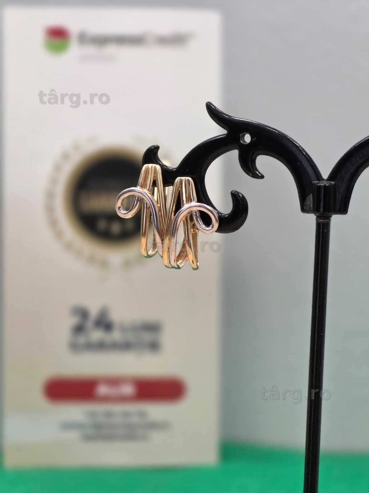 Cercei aur 14K 3.23g [Ag45 Bacau1 B.34715.3.35]