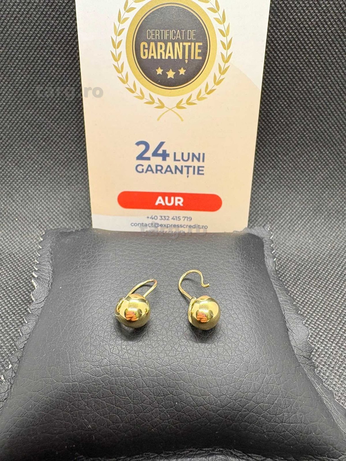 Cercei aur 14k 2.10g (B.25711 AG31 Barboi) Garantie 2 ani! 3