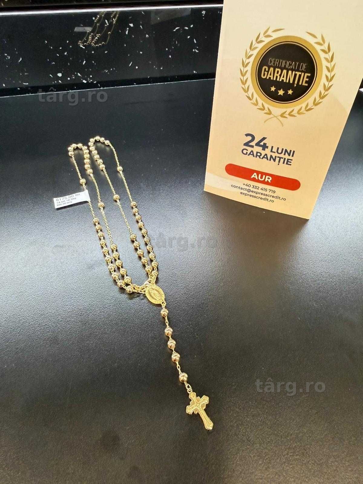 Rozariu aur 14k 12.35g (Iulius Mall)(B-78) Garantie 2 ani! 3
