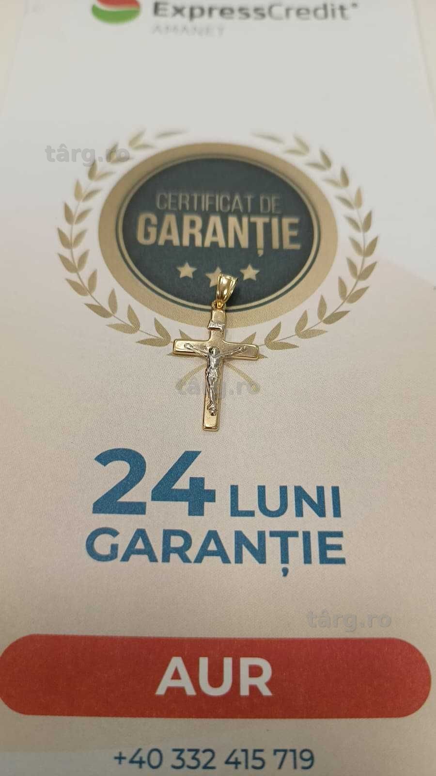 [AG24 Harlau B.45554.1] Pandantiv aur 14k 1.09gr - Garantie 2 ani! 2