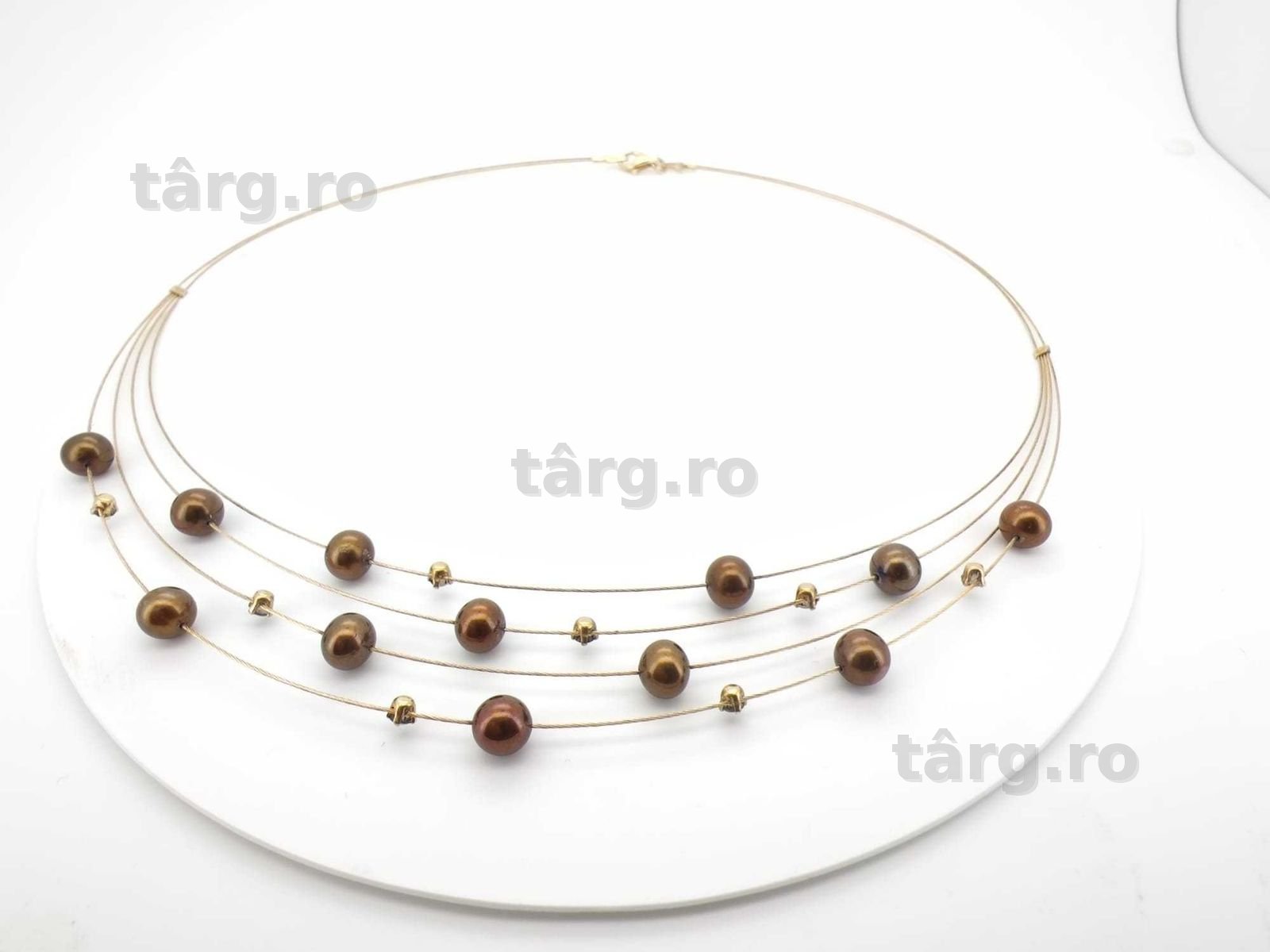 Colier aur 14k cu perle