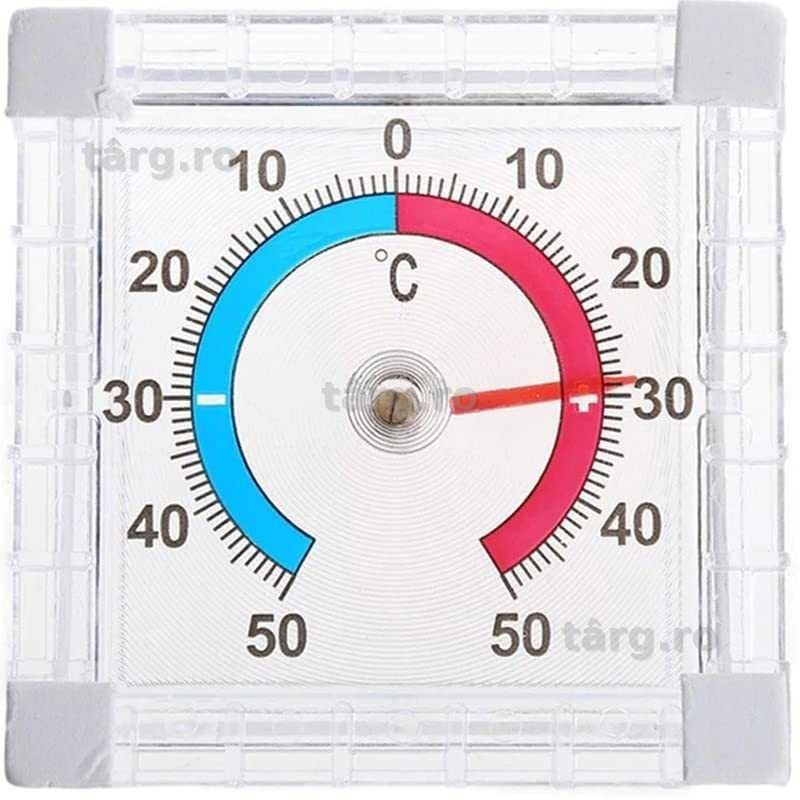 Termometru exterior analog pentru fereastra autoadeziv rezisten la apa