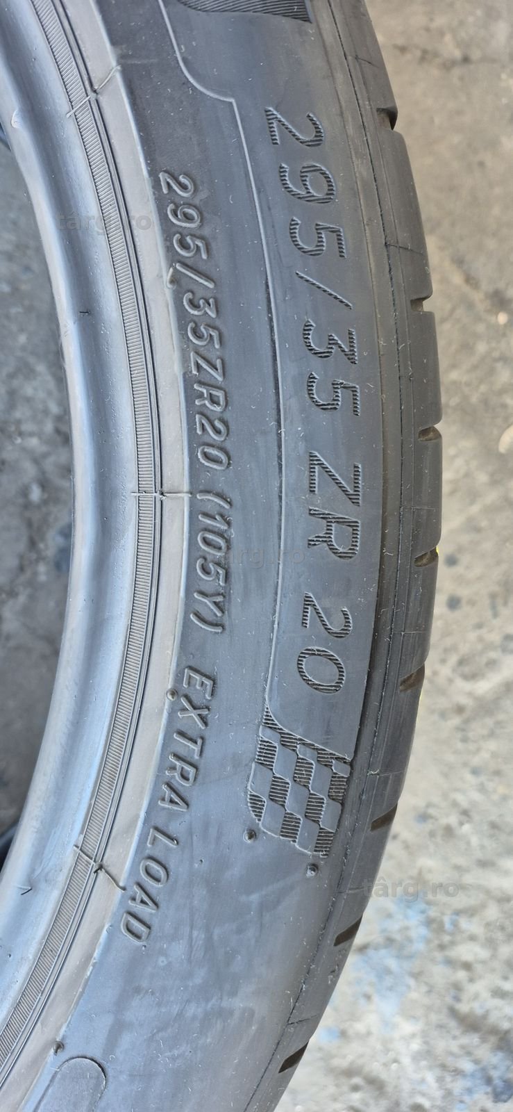 4 anvelope vara Michelin,fata 255/40/20,spate 295/35/20.Pret/buc 7