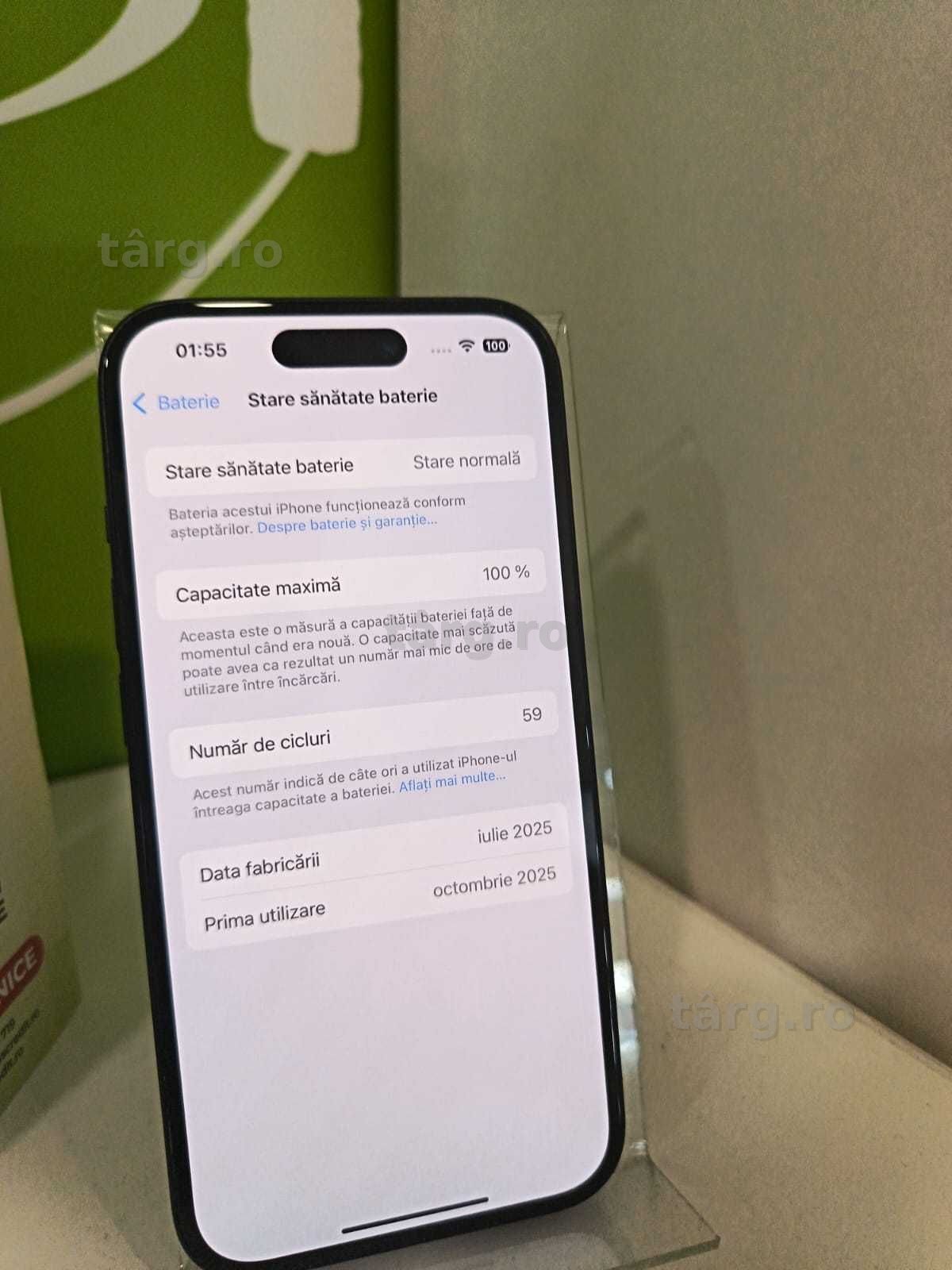 (AG41) Telefon Apple iPhone 15 B5885 - Garantie 2 ani! 4