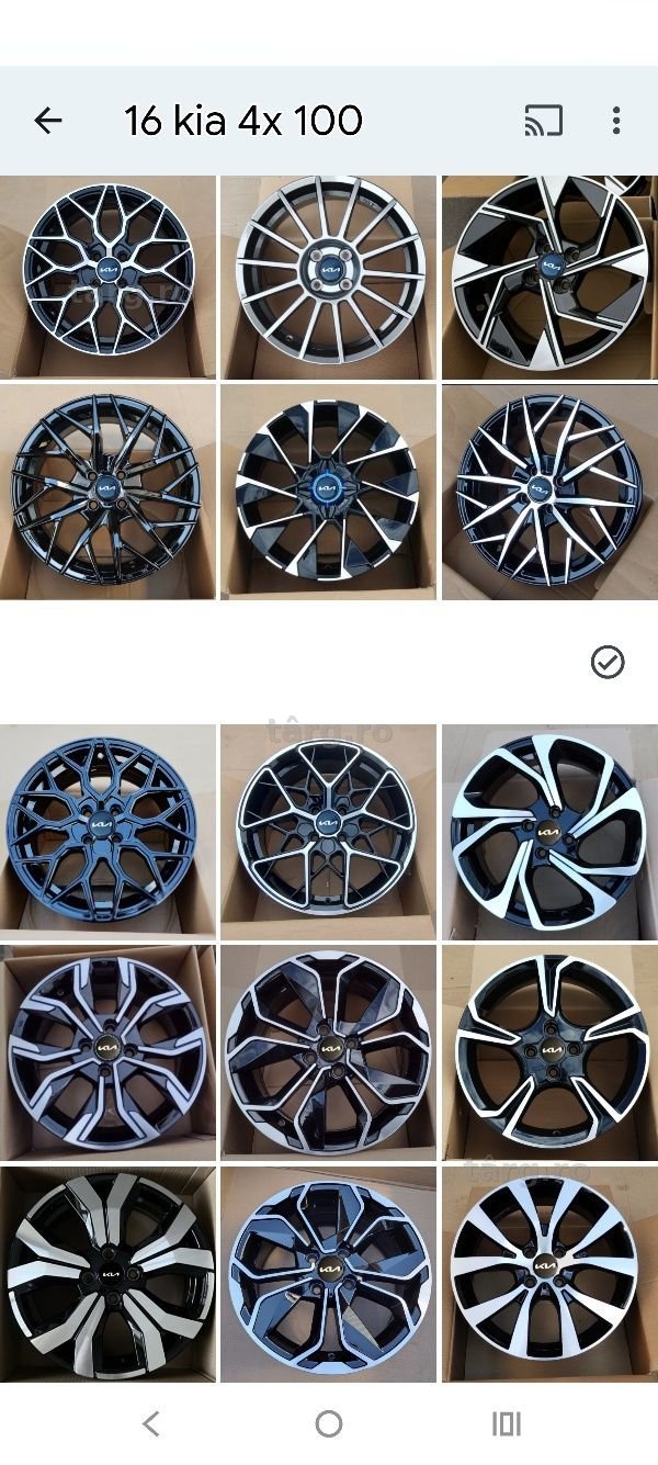 Jante 16 KIA Stonic RIO Picanto Shuma Sepia 4 x 100 R16