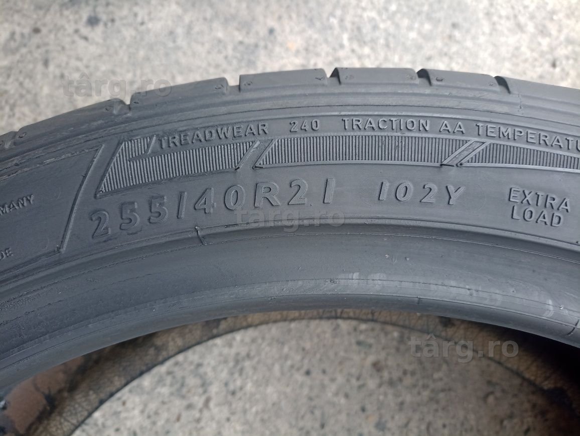 4 anvelope de vara Dunlop 255/40 R21 dot 1019 6