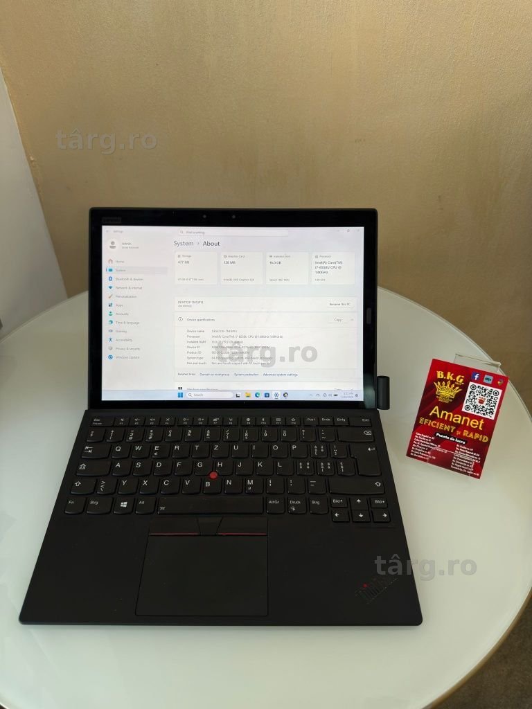 Lenovo ThinkPad X1 Tablet Amanet BKG