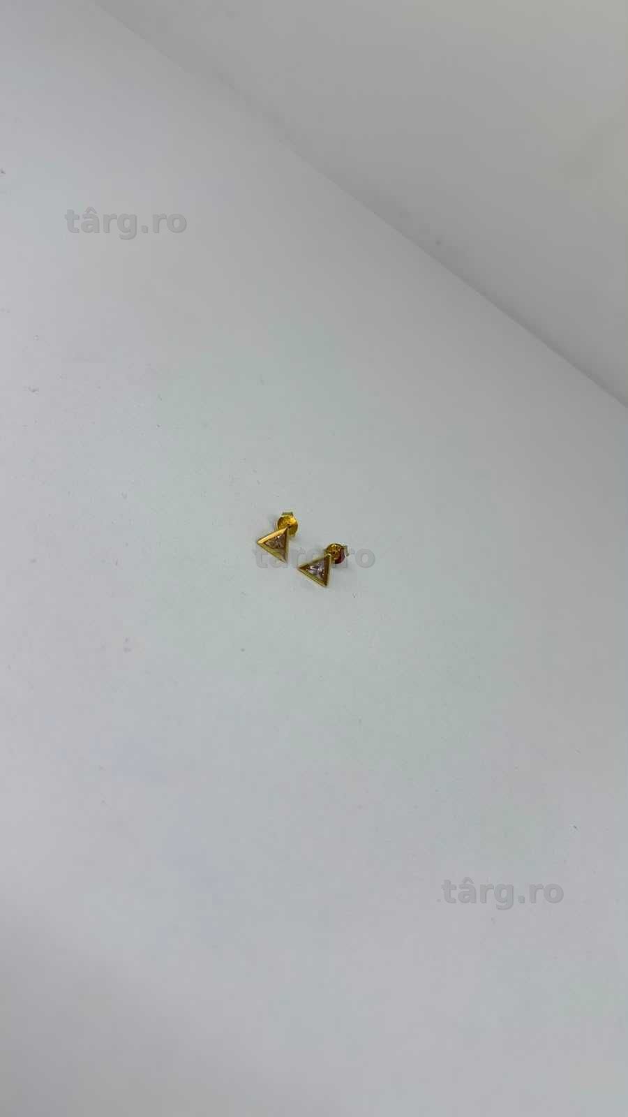 Cercei aur 14K 1.07g ( Galata B8867 ) - Garantie 2 ani! 2
