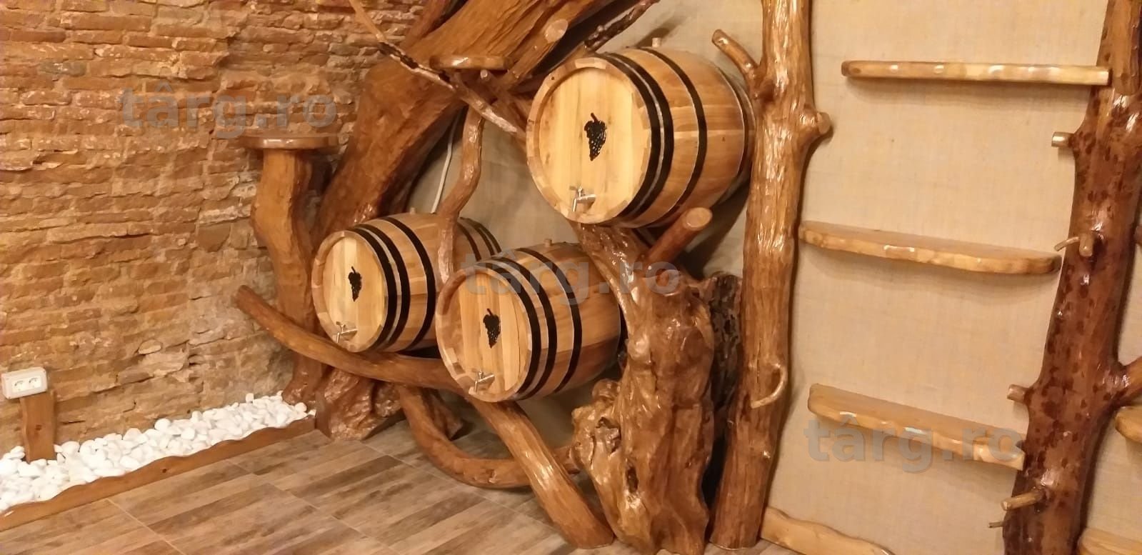 butoi lemn vin 50l