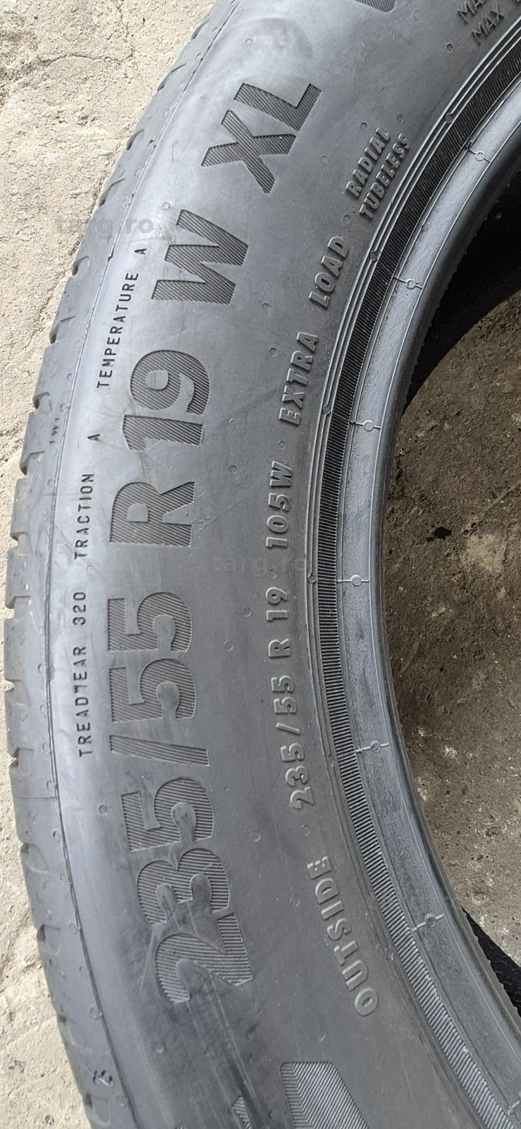 4 anvelope vara ca noi Continental,fata 235/55/19,spate 255/50/19. 6