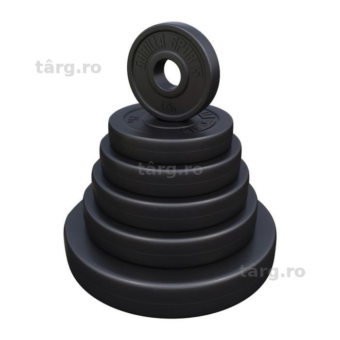 Discuri olimpice umplute cu ciment 1,25-15Kg 50/51mm