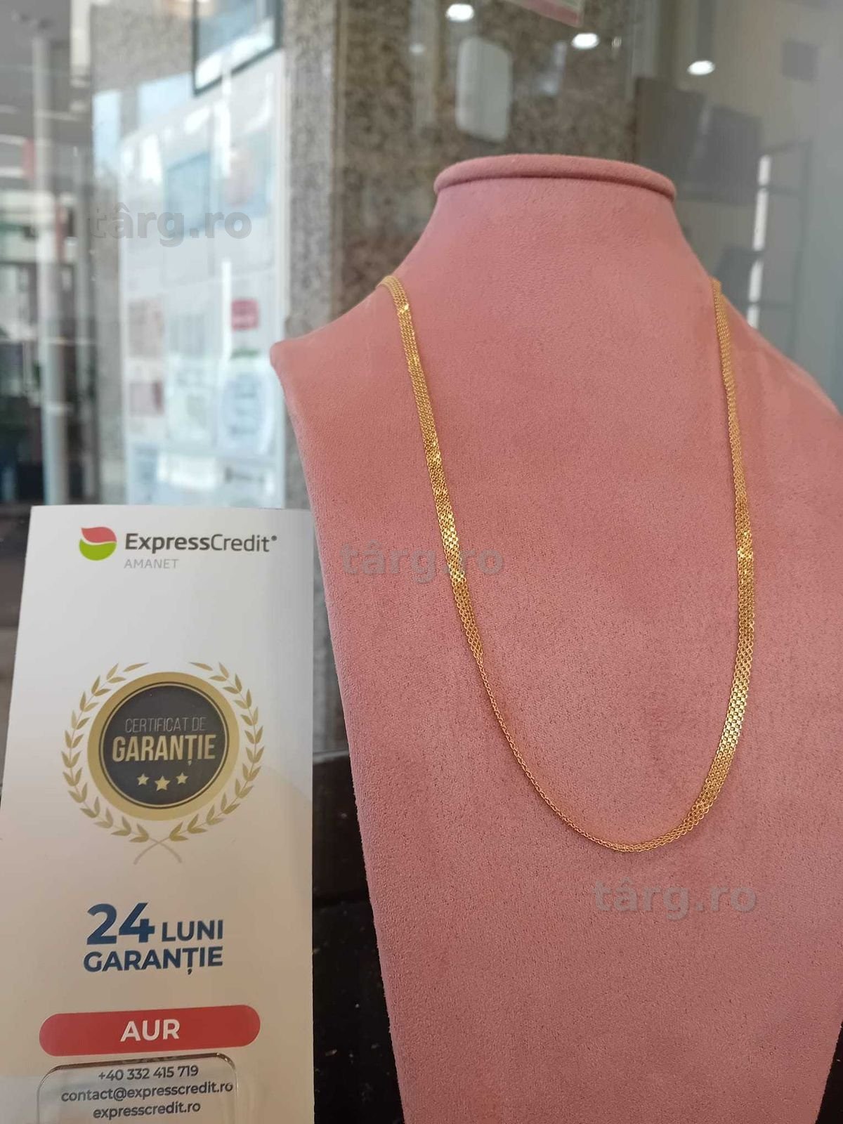 Lant aur 14k 6.73g 48cm (Iulius Mall)(B-459.2) Garantie 2 ani!