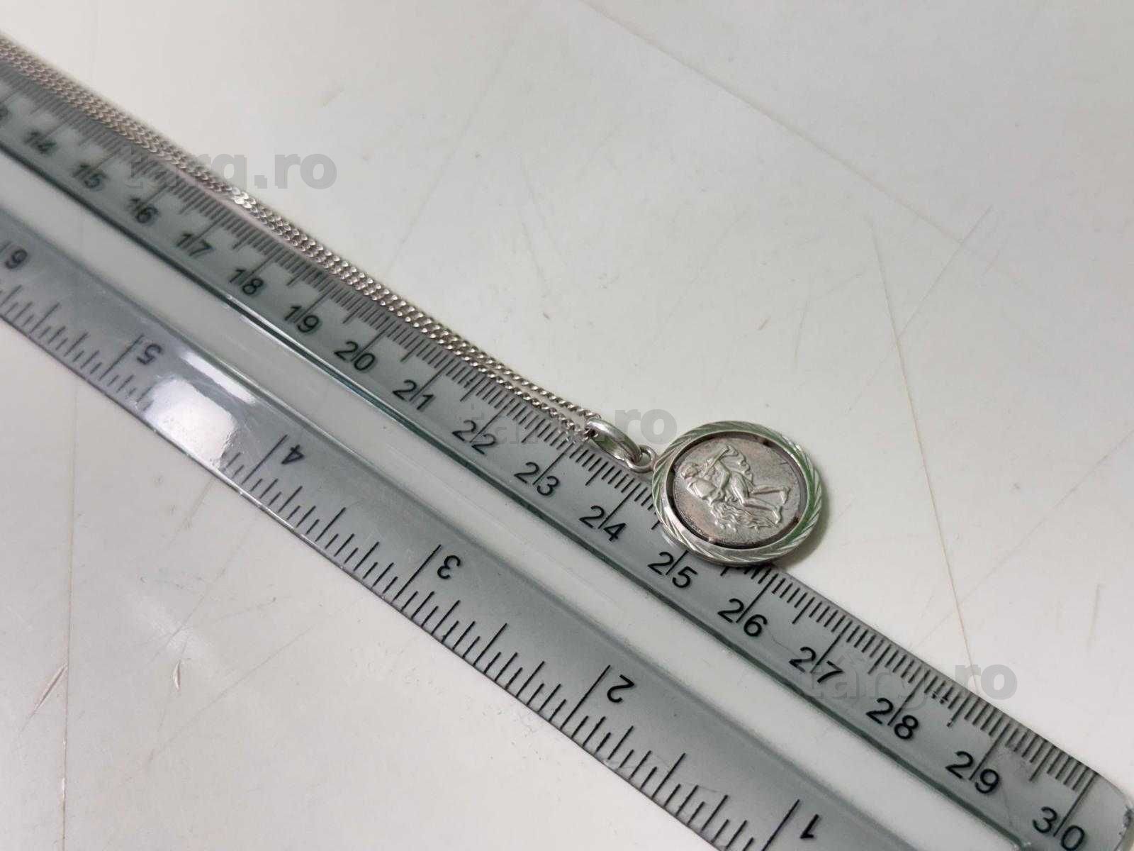 Lant + Medalion argint 6.80g (B.61356.2 Tatarasi) Garantie 2 ani 3