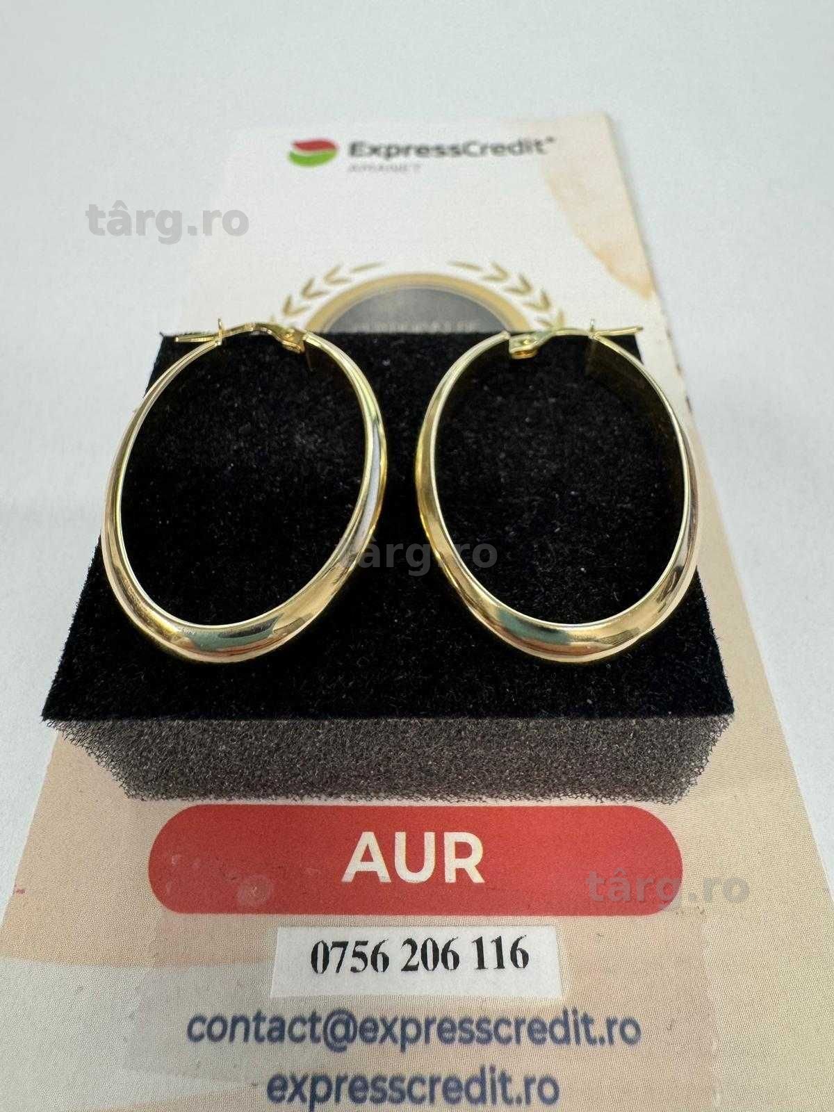 Cercei din aur 14k (69786.1/ 10 Pacurari 1) garantie 2 ani!