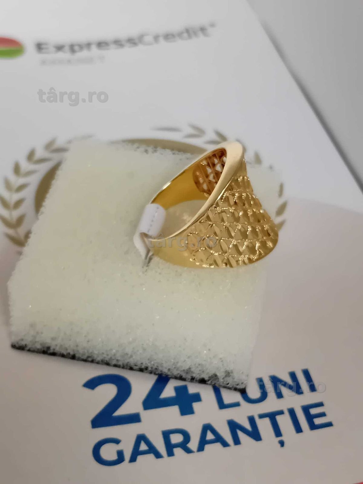 Inel aur 14k [Tomesti-b:32878]-Garantie 2 ani! 4
