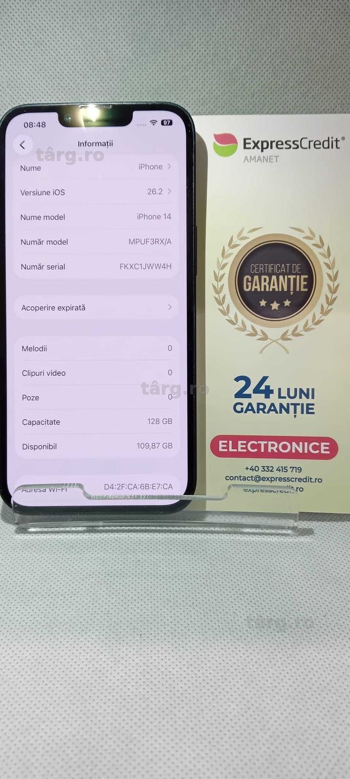 iPhone 14 128 Gb (Ag 18 Tutora b.7045) Garantie 2 ani! 2