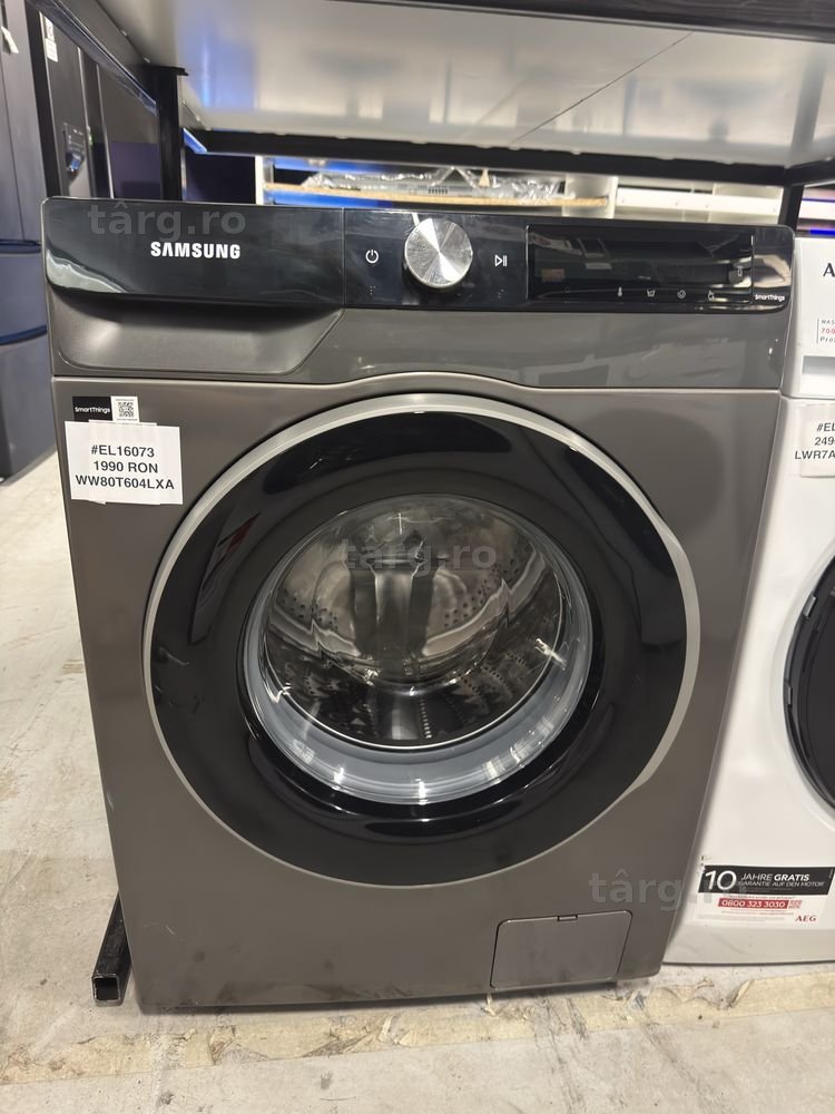 Masina de spalat rufe Samsung SmartThings WW80T604LXA, 8kg, WIFI, factura si garantie