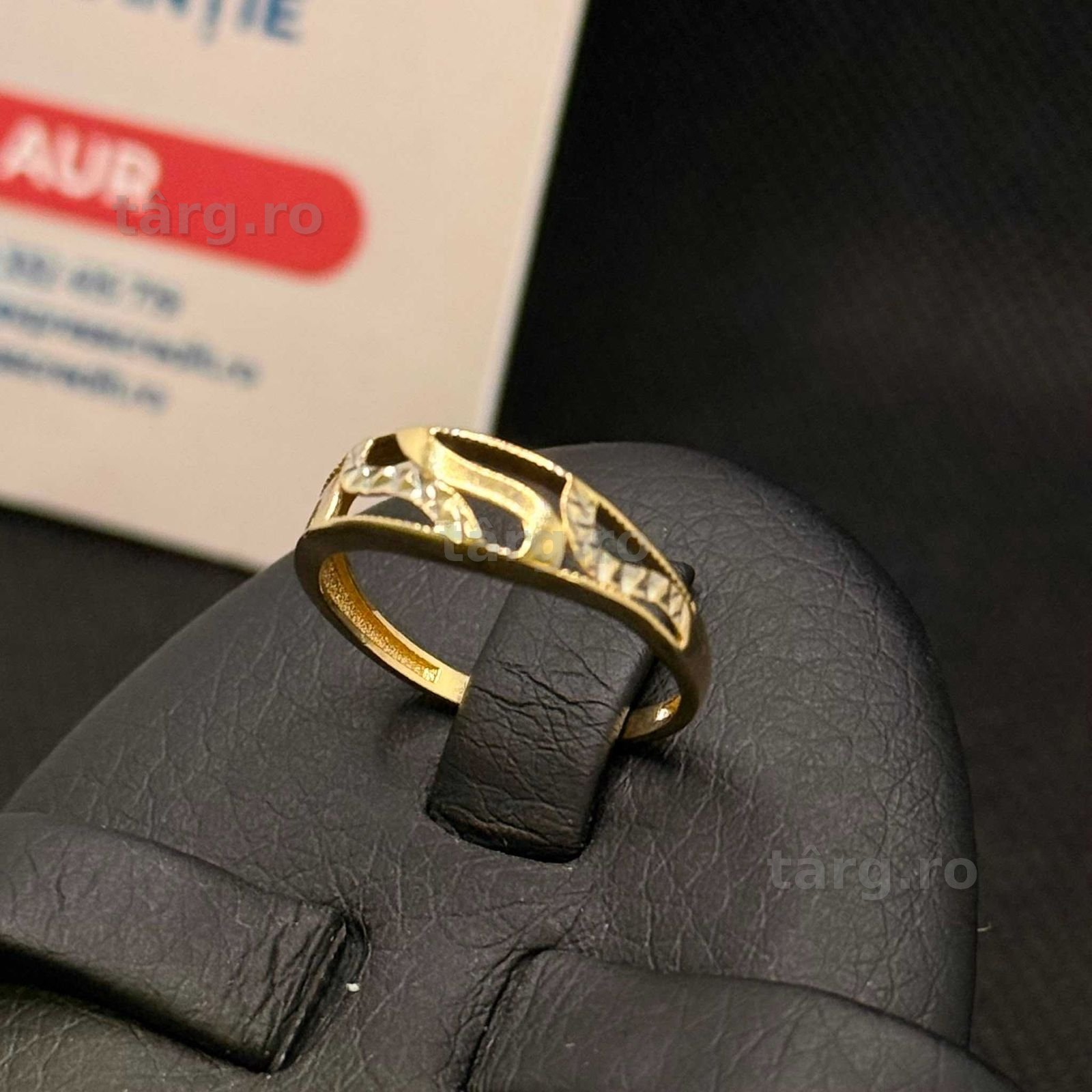 Inel aur 14K 1.5g (AG15 Gara 1 B34113.1) Garantie 2 ani! 2