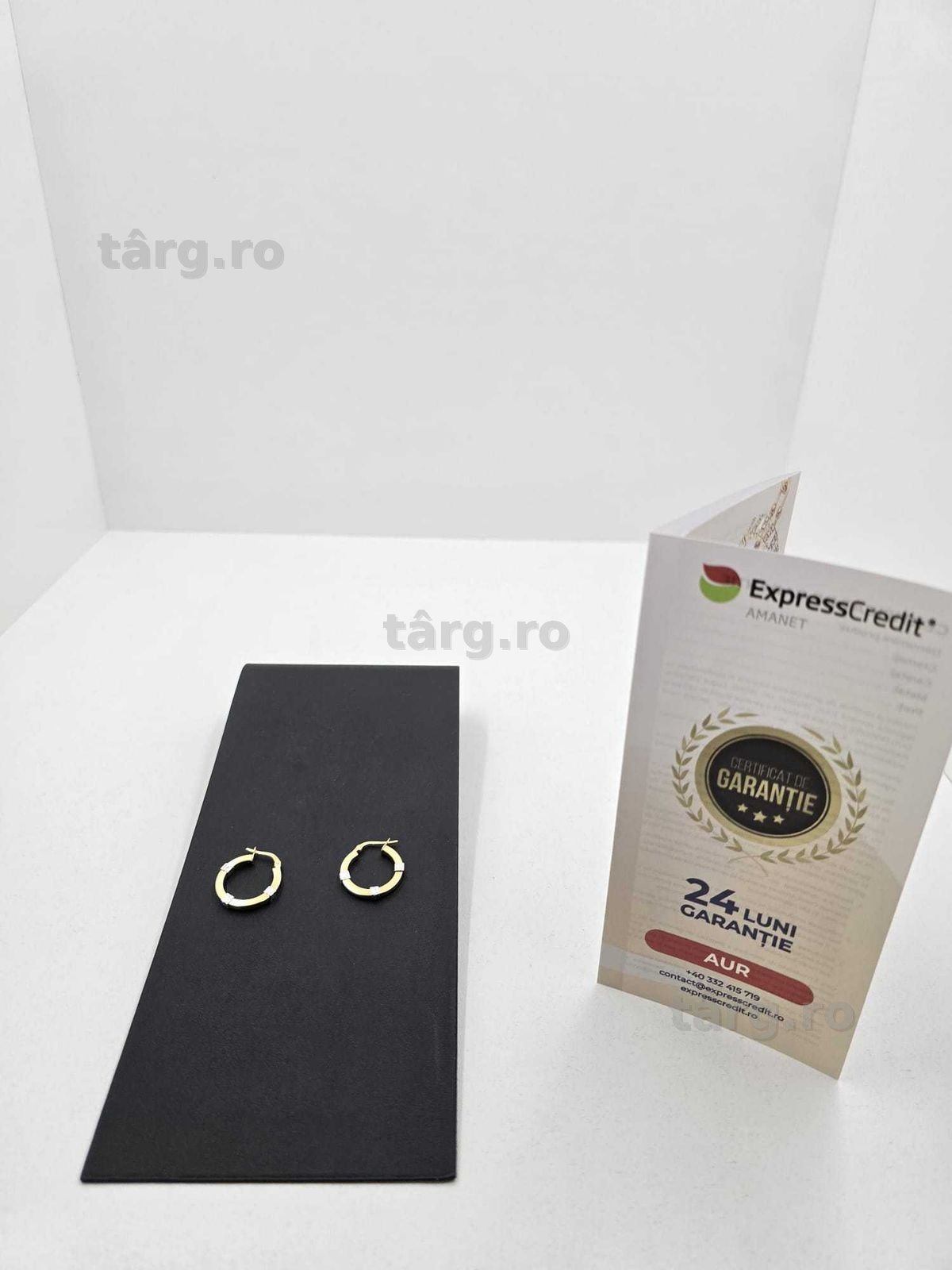 Cercei aur 14K 2.13gr (Ag25 Belvedere B.42701.2)-Garantie 2 Ani!