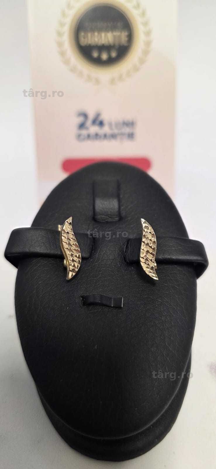 Cercei aur 14 k 2.90 (AG15 Gara 1 B33331) Garantie 2 ani