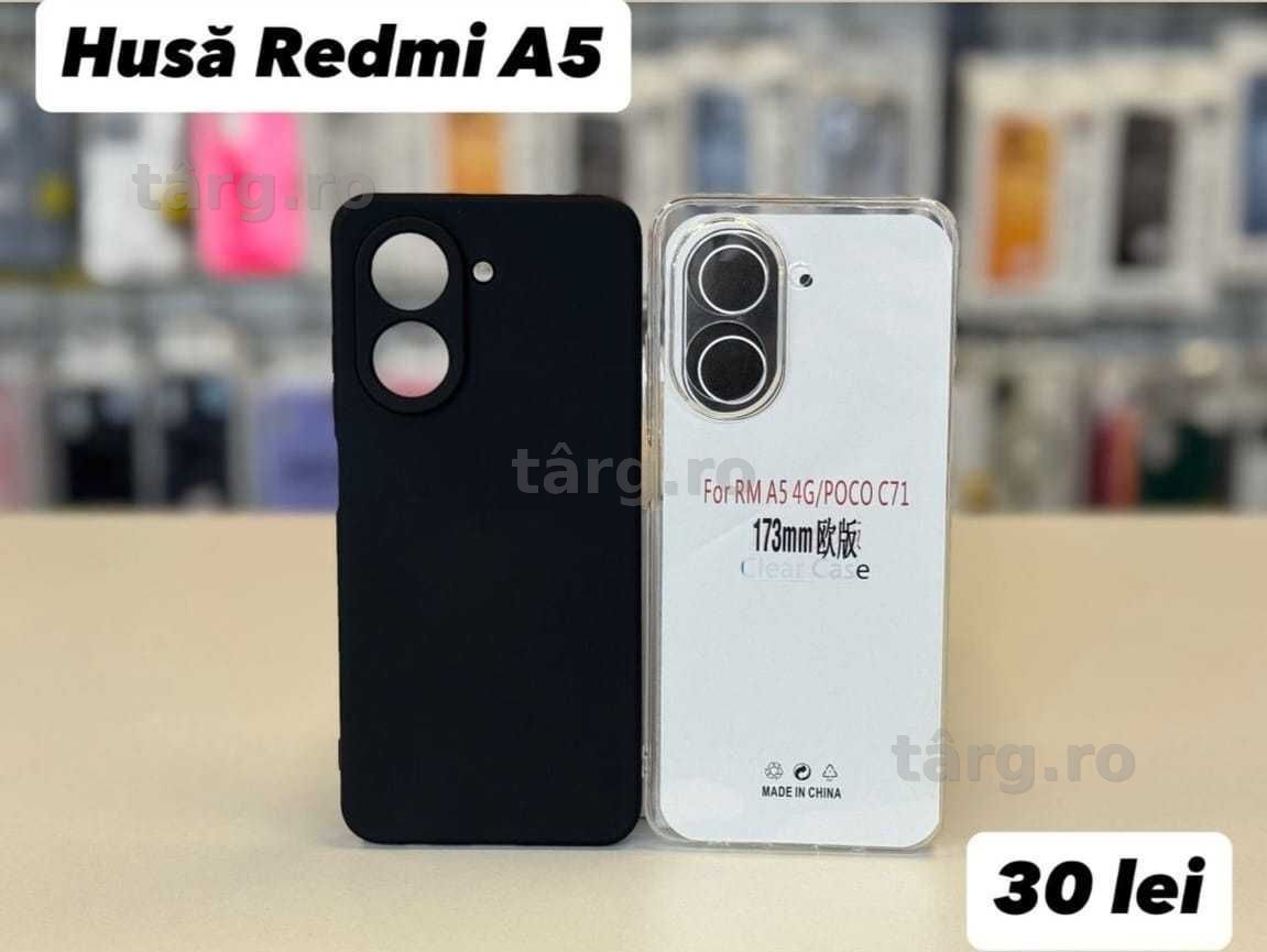 Husa silicon, folie, cablu,incarcator Redmi A5