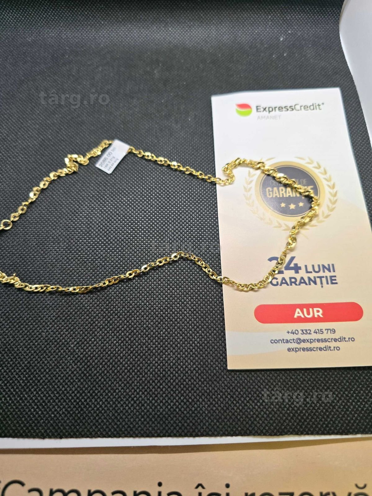 Lant de aur 18k (Ag29 Siraj b.34723.1) Garantie 2 ani