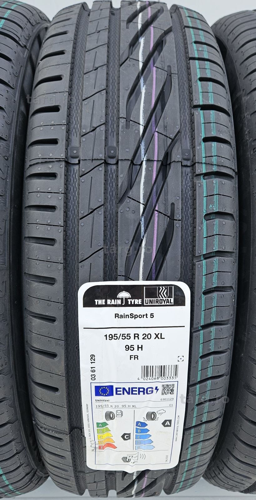 195/55 R20, 95H , UNIROYAL RainSport5 XL, Anvelope vara 2