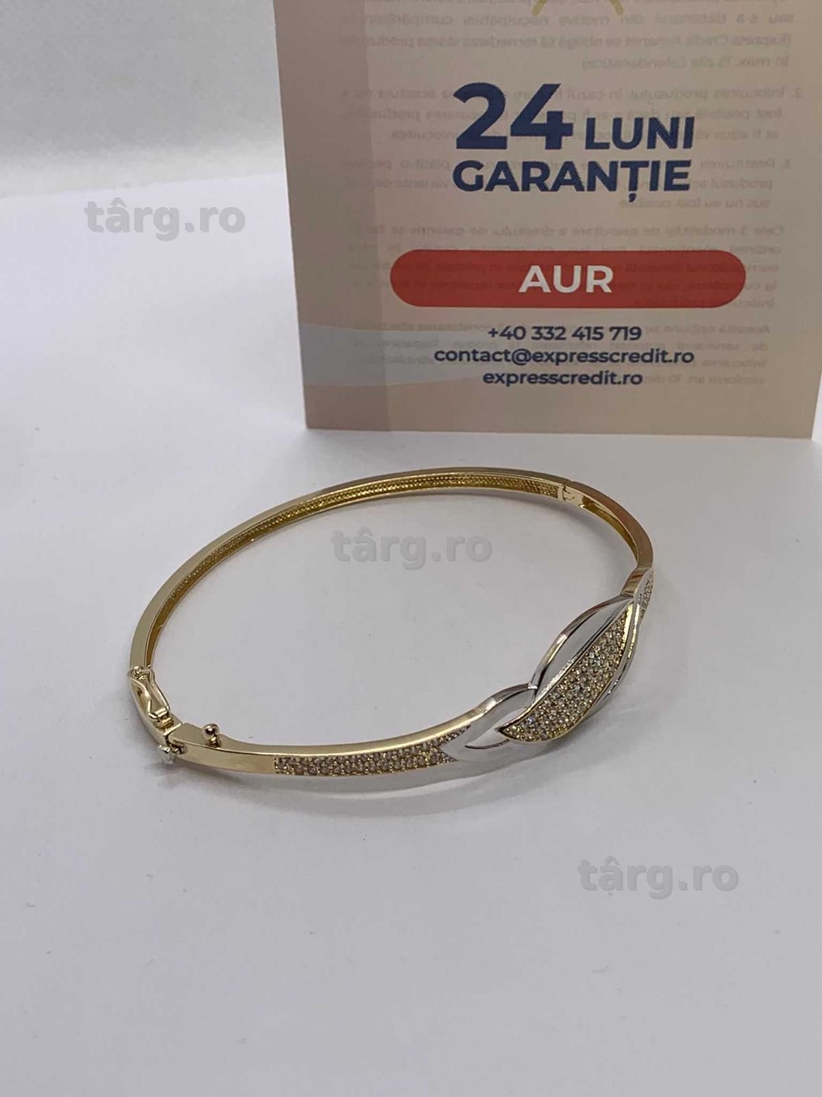 Bratara fixa aur 14K 7.75g (Ag4 Dacia B.51572.5) Garantie 2 ani 3