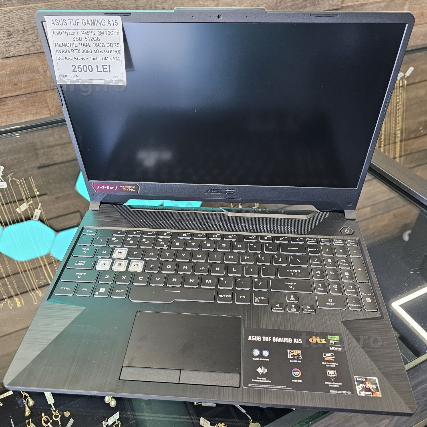 Amanet F28: Laptop Asus Gaming A15 (P)