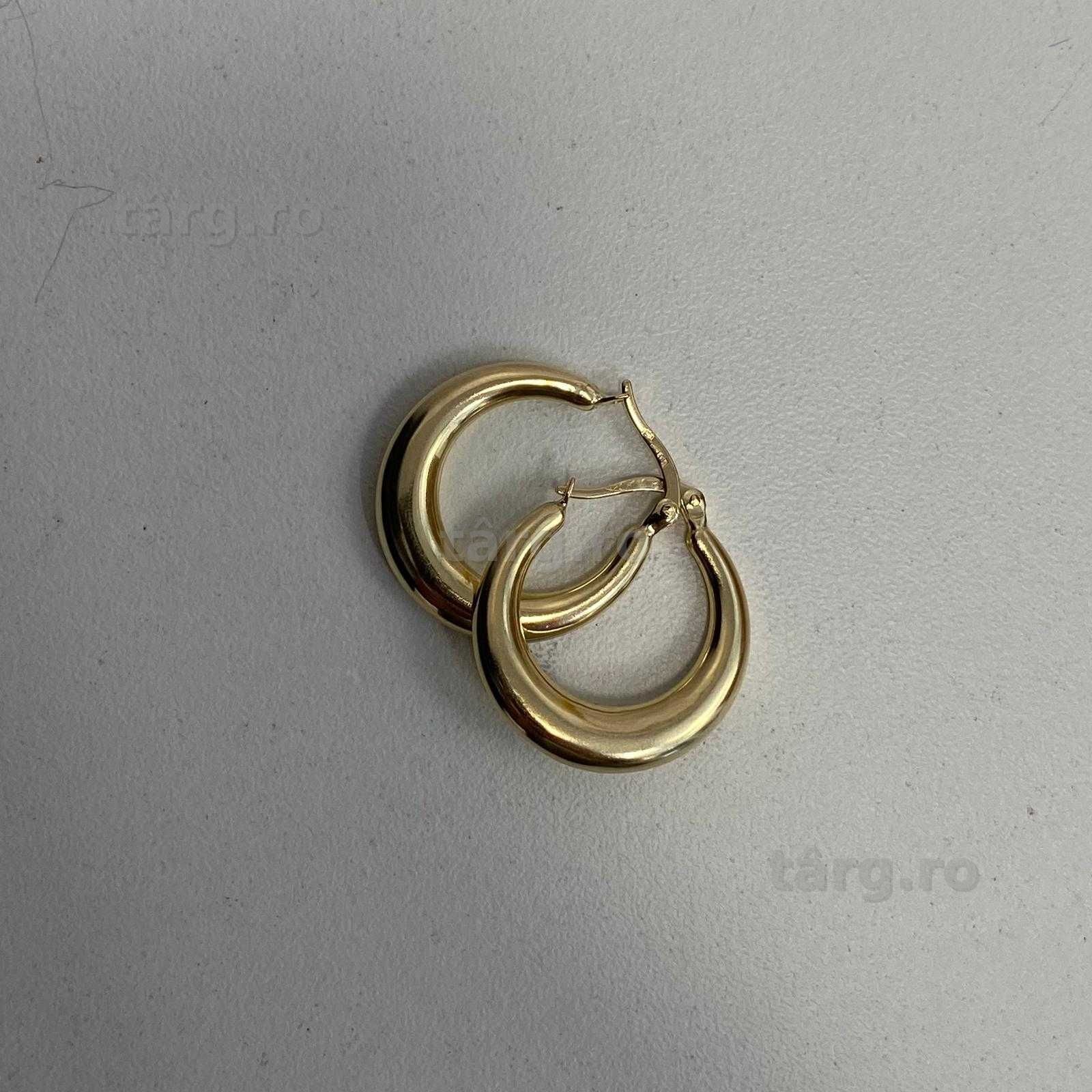 Cercei aur 14k 2.40 (Ag13 56098) Garantie 2 ani! 3