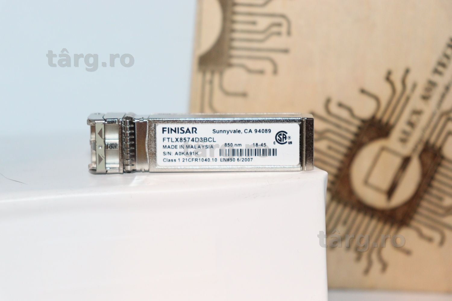 Transceiver SFP+ FINISAR 10GBase-SR/SW FTLX8574D3BCL MMF LC 300m