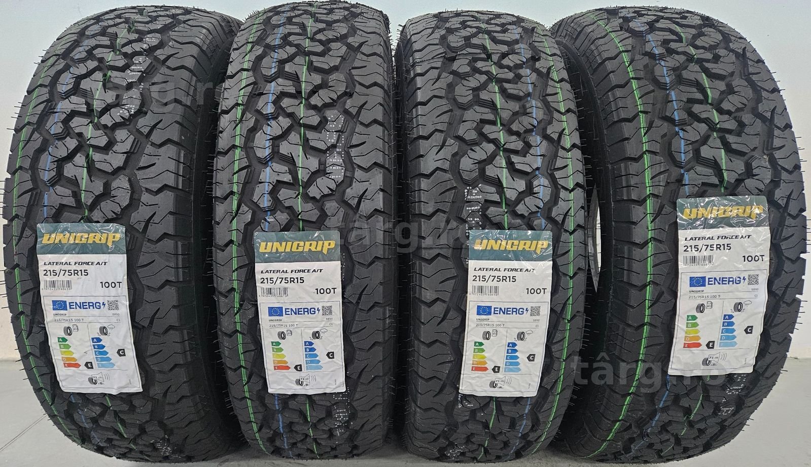 215/75 R15, 100T, UNIGRIP A/T, Anvelope All Terrain M+S